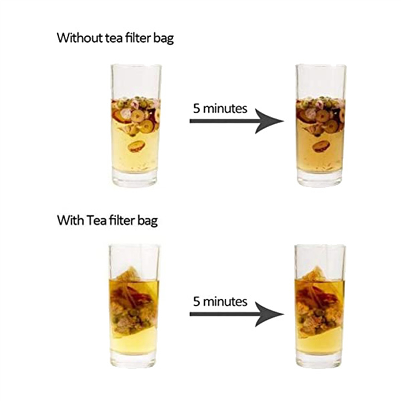 Coffee Tea And Leaf - AT19-6000 عبوة من أكياس فلتر الشاي،