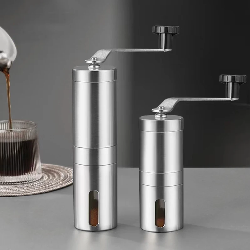 Burr Hand Grinder - مطحنة قهوة يدوية محمولة من الستانلس