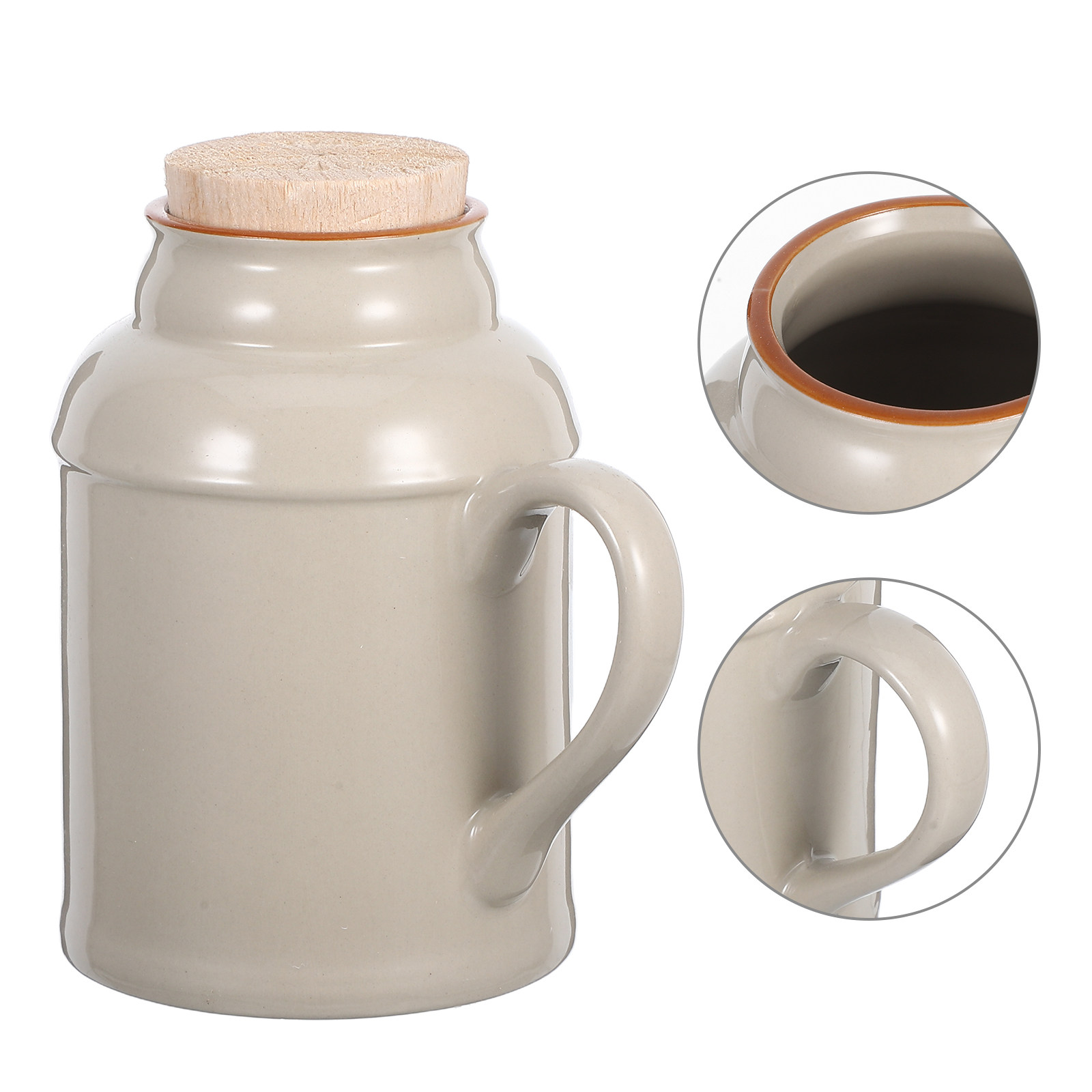Coffee Tea Brew - إبريق ماء سيراميك عتيق للزينة مع