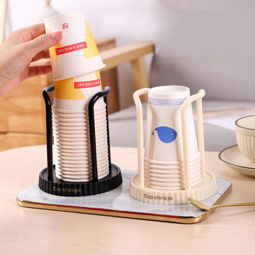Coffee Tea Paper Cups - حامل أكواب للاستعمال مرة واحدة، منظم