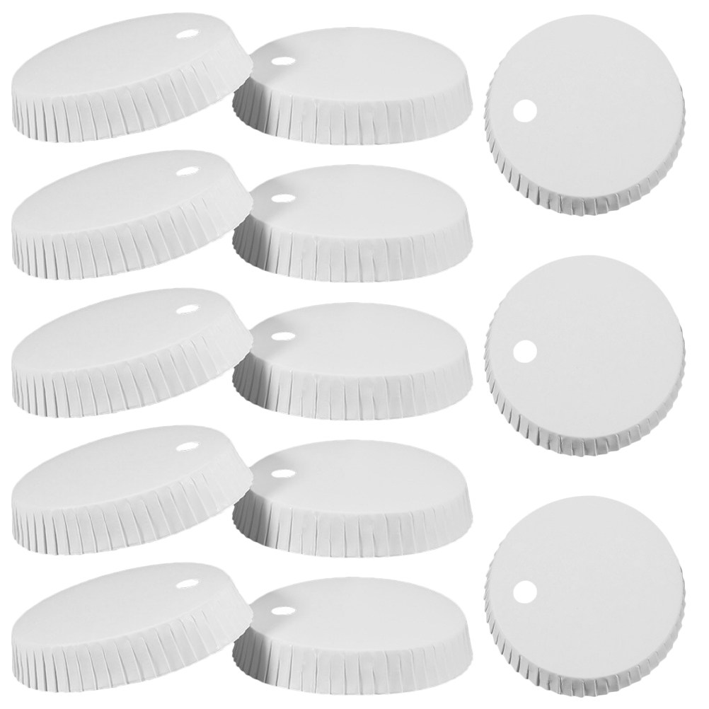 Coffee Tea Paper Cups - 200 قطعة من أغطية الأكواب الورقية
