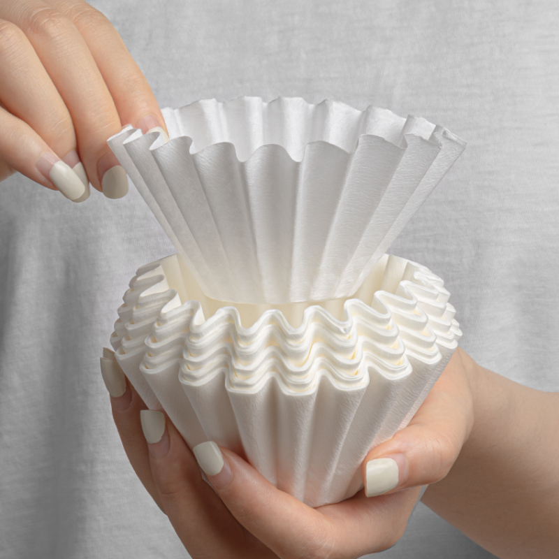 Coffee Tea Paper Cups - 50 قطعة من أوراق فلتر القهوة