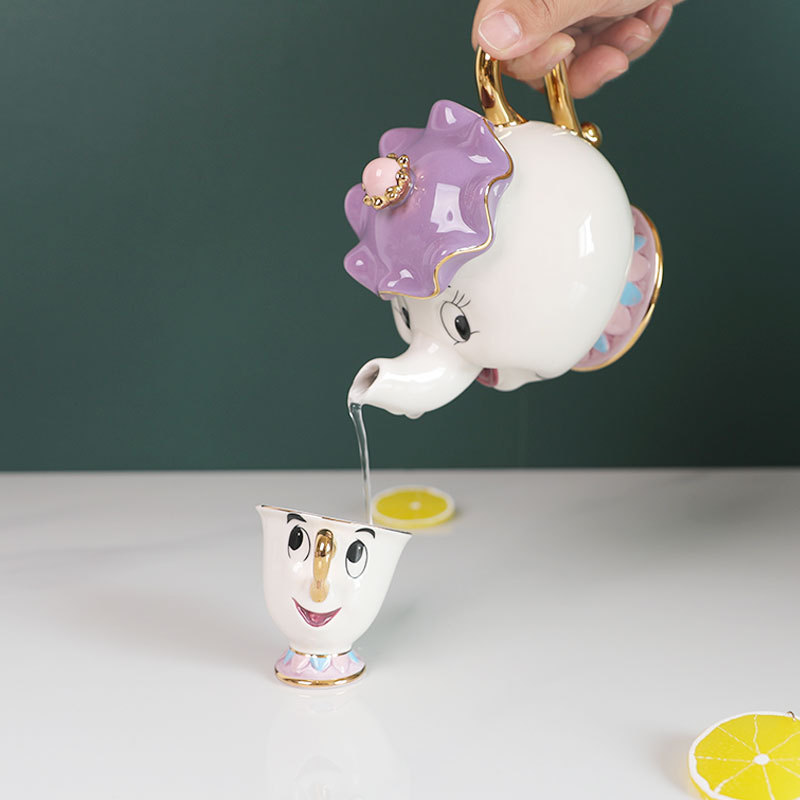 Coffee Tea Brew - متوفر: طقم شاي كرتوني لطيف بتصميم