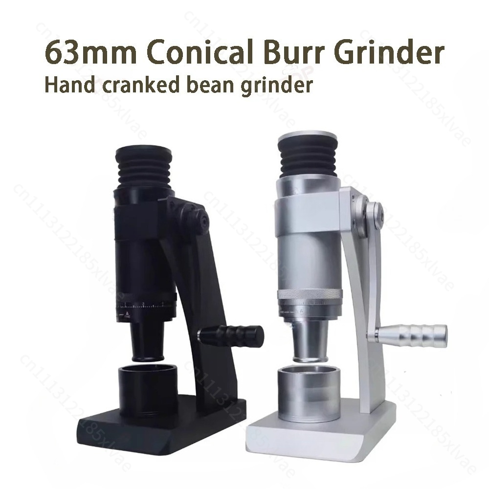 Burr Hand Grinder - مطحنة قهوة يدوية 63 مم بتصميم