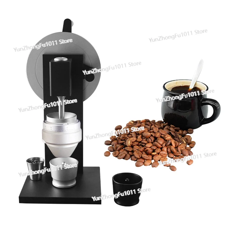 Burr Hand Grinder - مطحنة قهوة إسبريسو احترافية من الفولاذ