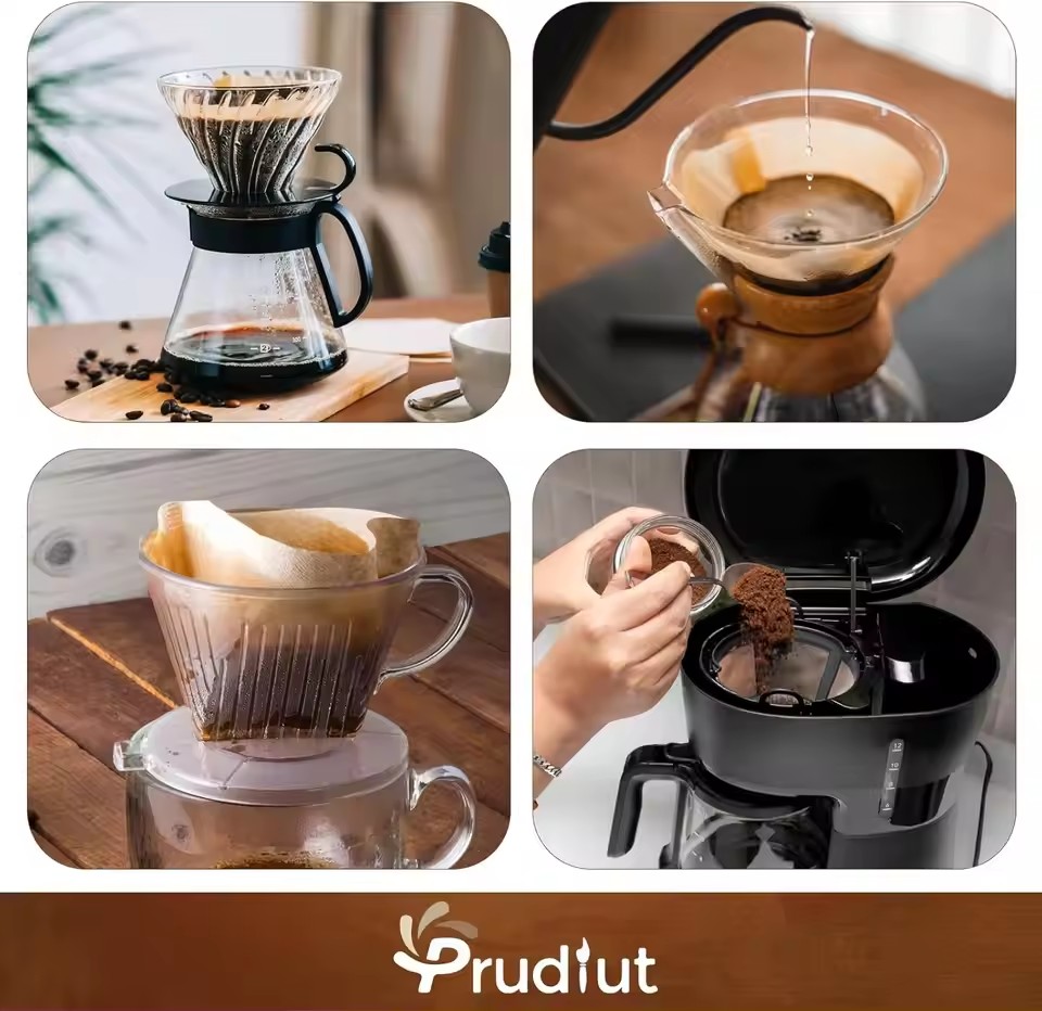 Coffee Tea Infusion - 50 قطعة/مجموعة فلتر قهوة ورقي من