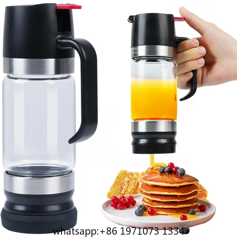 Coffee Or Tea Please - موزع عسل بدون تقطير مع قاعدة،