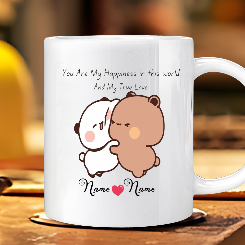 Coffee Or Tea Please - كوب رومانسي مخصص للأزواج، فنجان قهوة