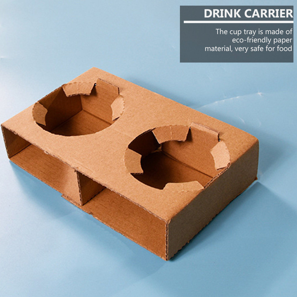 Coffee Tea Paper Cups - 10 قطع من حاملات المشروبات الورقية