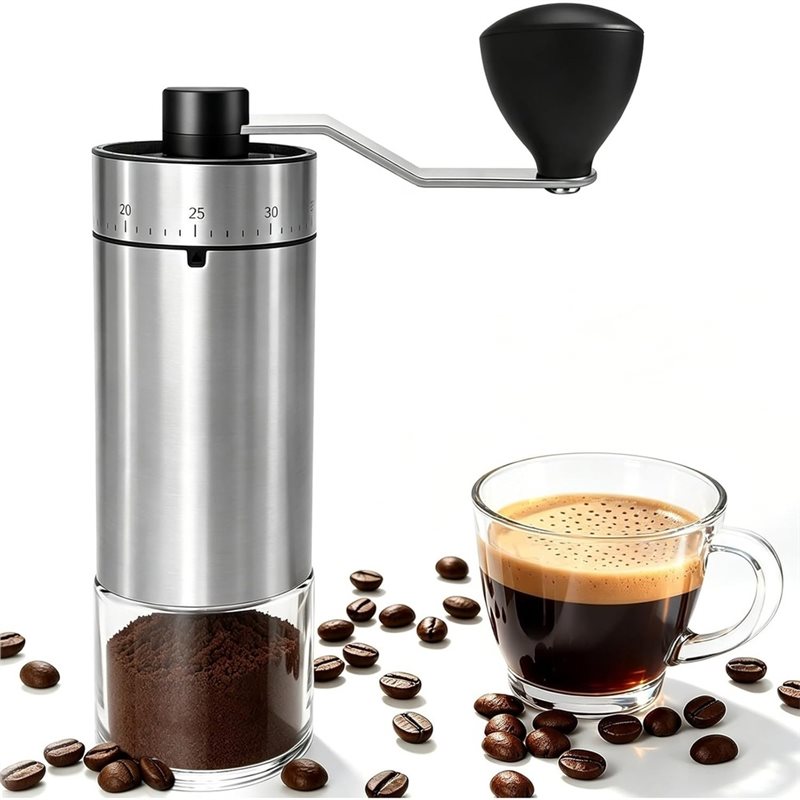 Burr Hand Grinder - مطحنة قهوة يدوية صغيرة ABUG مع