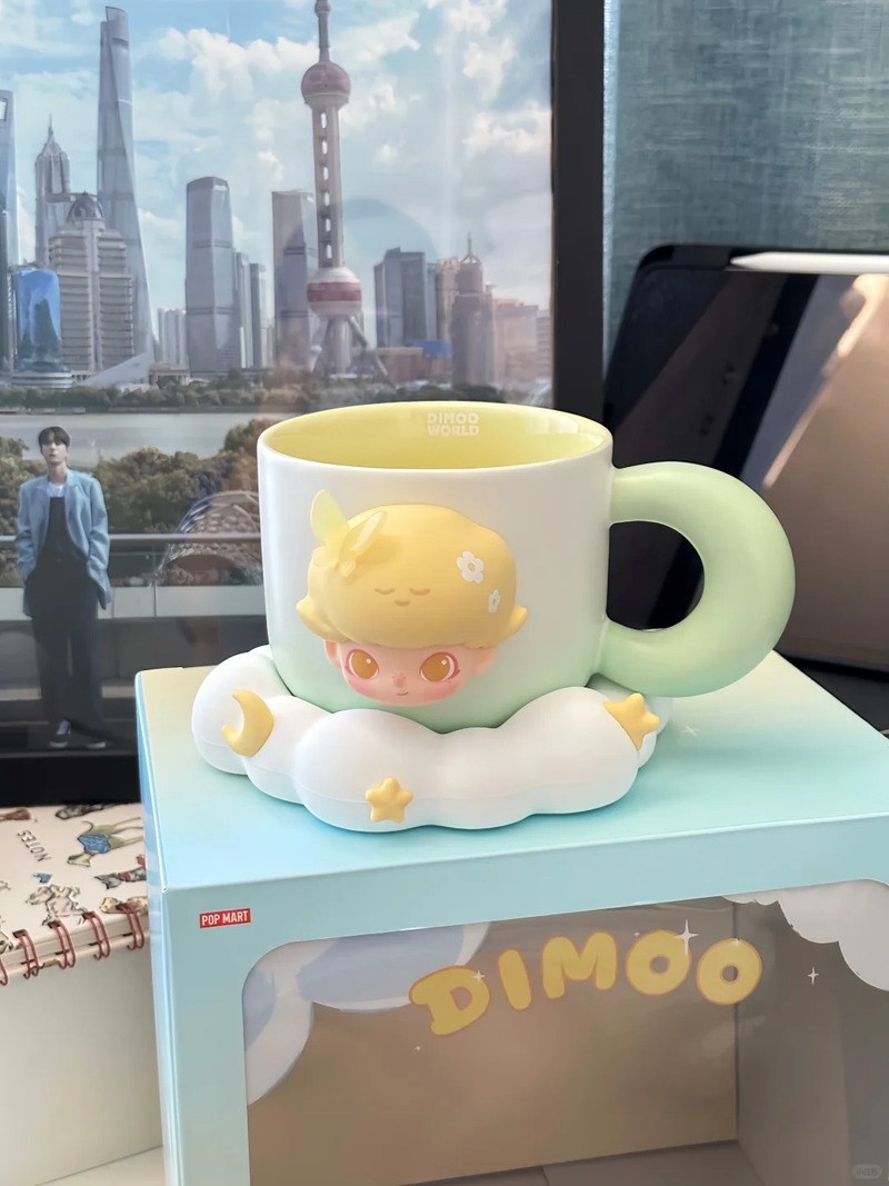 كوب قهوة سيراميك POP MART Hiro - مراجعة Coffee Tea Shop وسعره