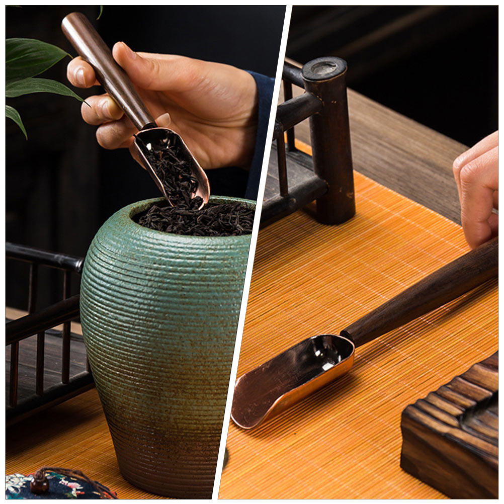 ملعقة شاي خشبية عتيقة بمقبض طو - مراجعة Coffee Tea And Leaf وسعره
