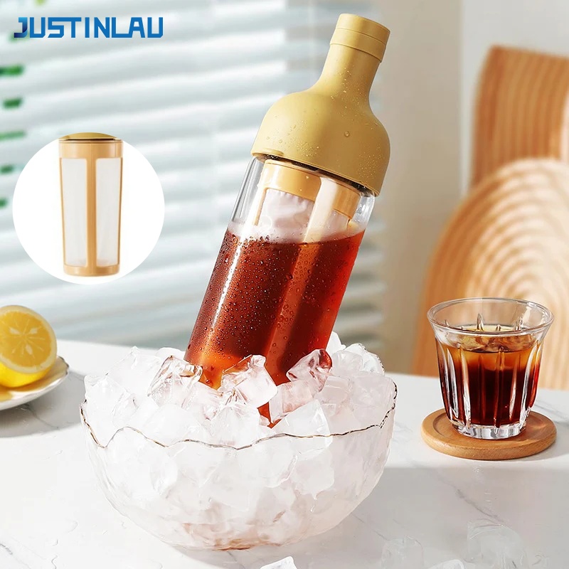 إبريق قهوة باردة من JUSTINLAU  - مراجعة Coffee Tea Brew وسعره