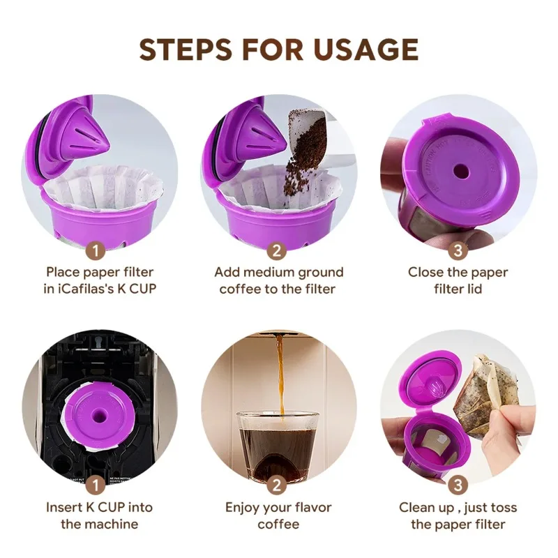 فلاتر قهوة ورقية للاستخدام مرة - مراجعة Coffee Tea Paper Cups وسعره