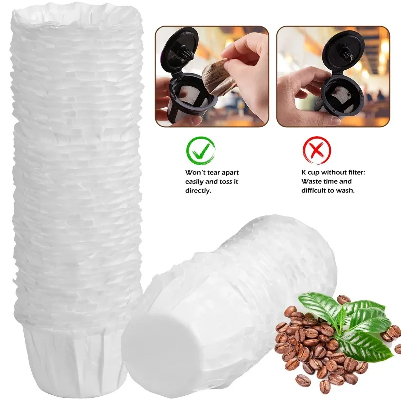 فلاتر قهوة ورقية للاستخدام مرة - مراجعة Coffee Tea Paper Cups وسعره