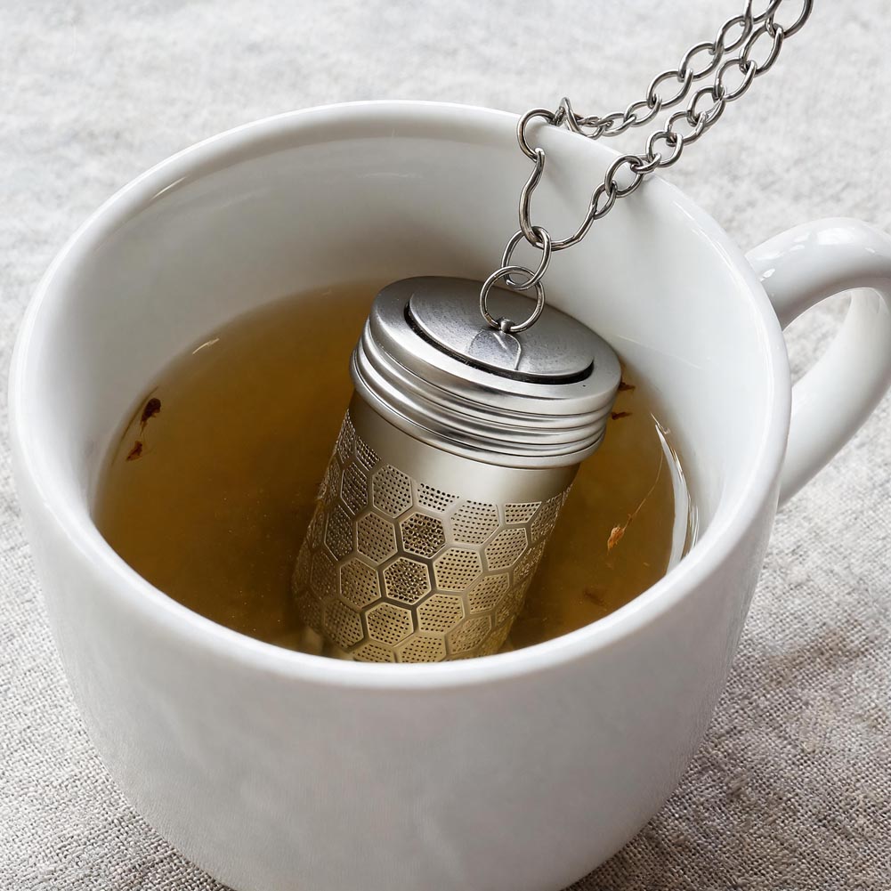 1 قطعة مصفاة شاي من الفولاذ ال - مراجعة Coffee Tea Infusion وسعره