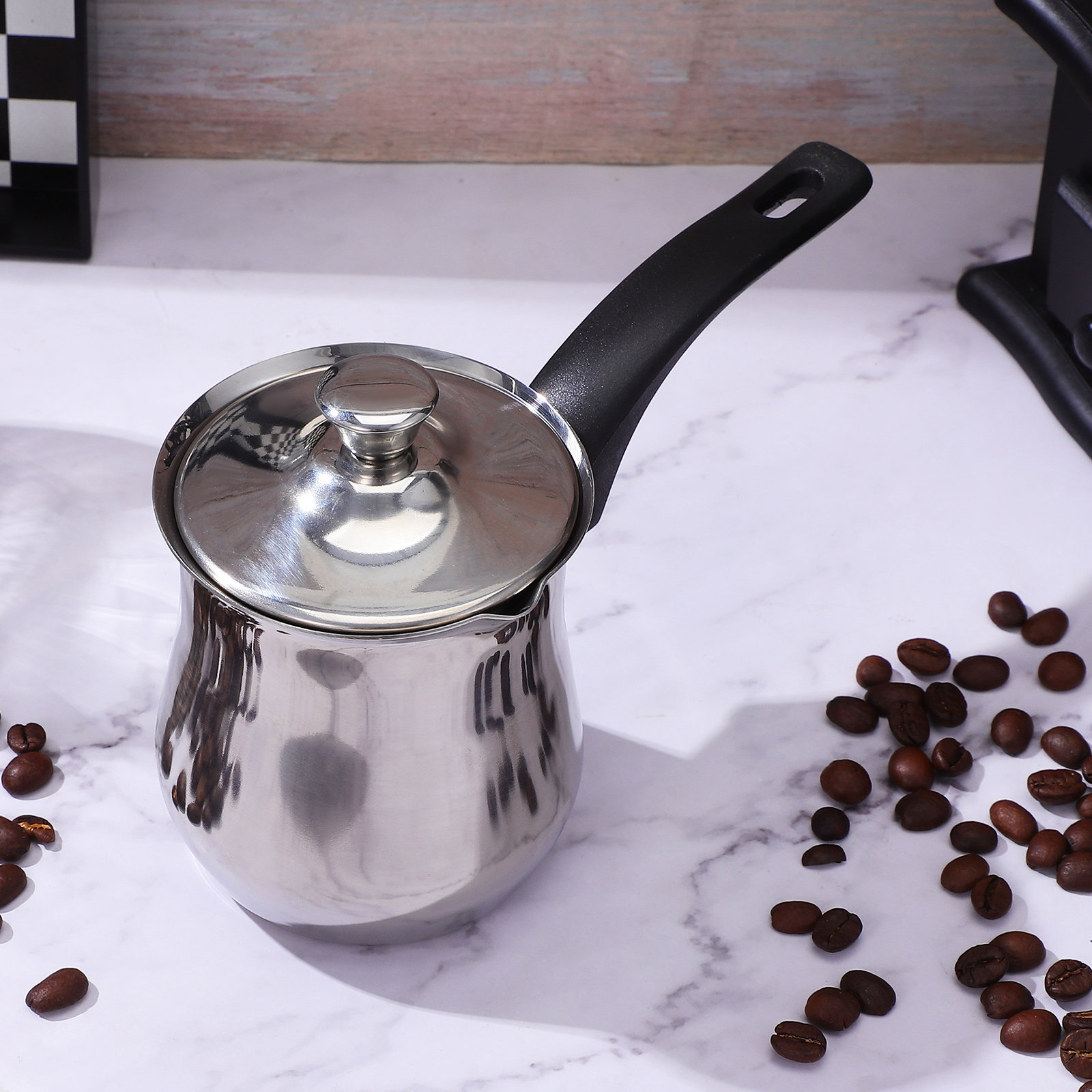 وعاء قهوة تركي من الستانلس ستي - مراجعة Coffee Tea Brew وسعره