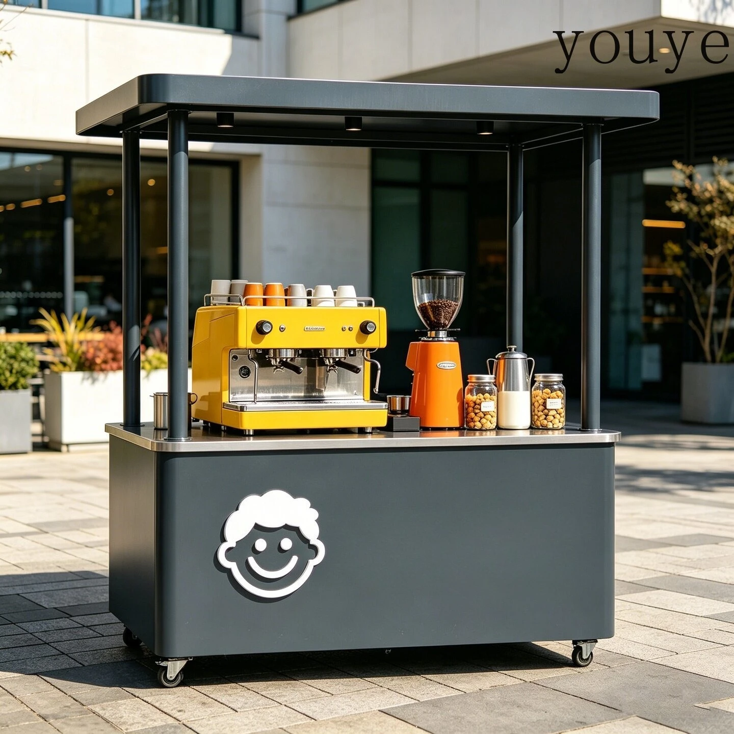 عربات ومتاجر متنقلة من الحديد  - مراجعة Coffee Tea Vendor وسعره