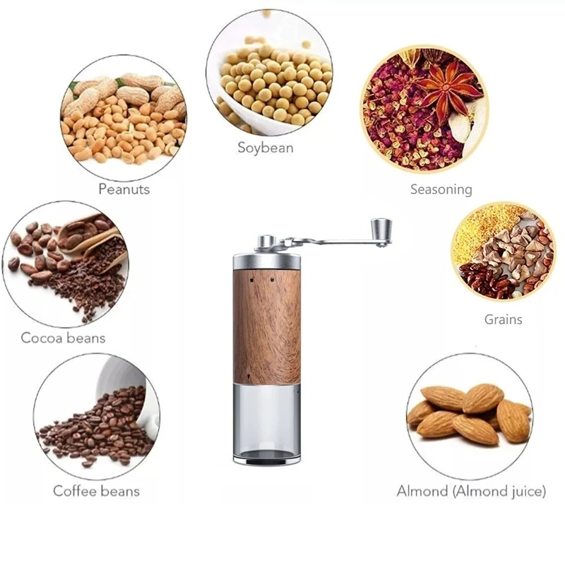 مطحنة قهوة يدوية محمولة بتصميم - مراجعة Burr Hand Grinder وسعره