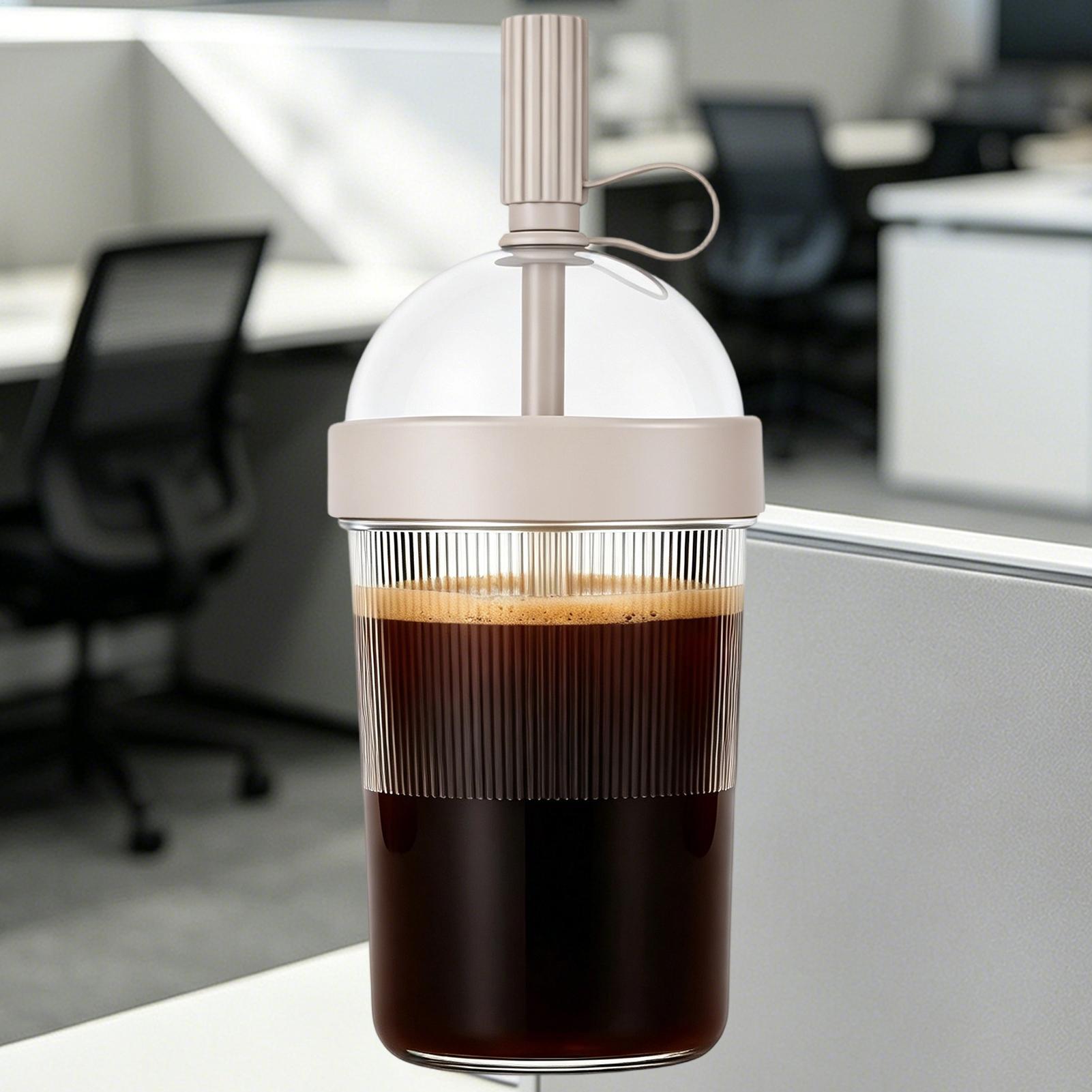 كوب قهوة محمول قابل للشفط، كوب - مراجعة Coffee Jelly Tea وسعره