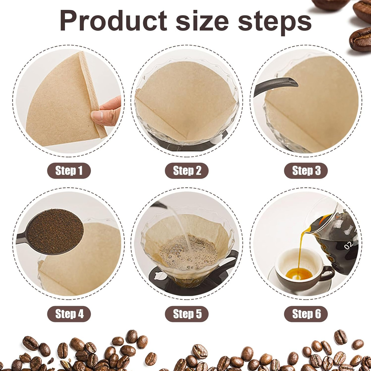 فلاتر قهوة ورقية مخروطية الشكل - مراجعة Coffee Tea Paper Cups وسعره