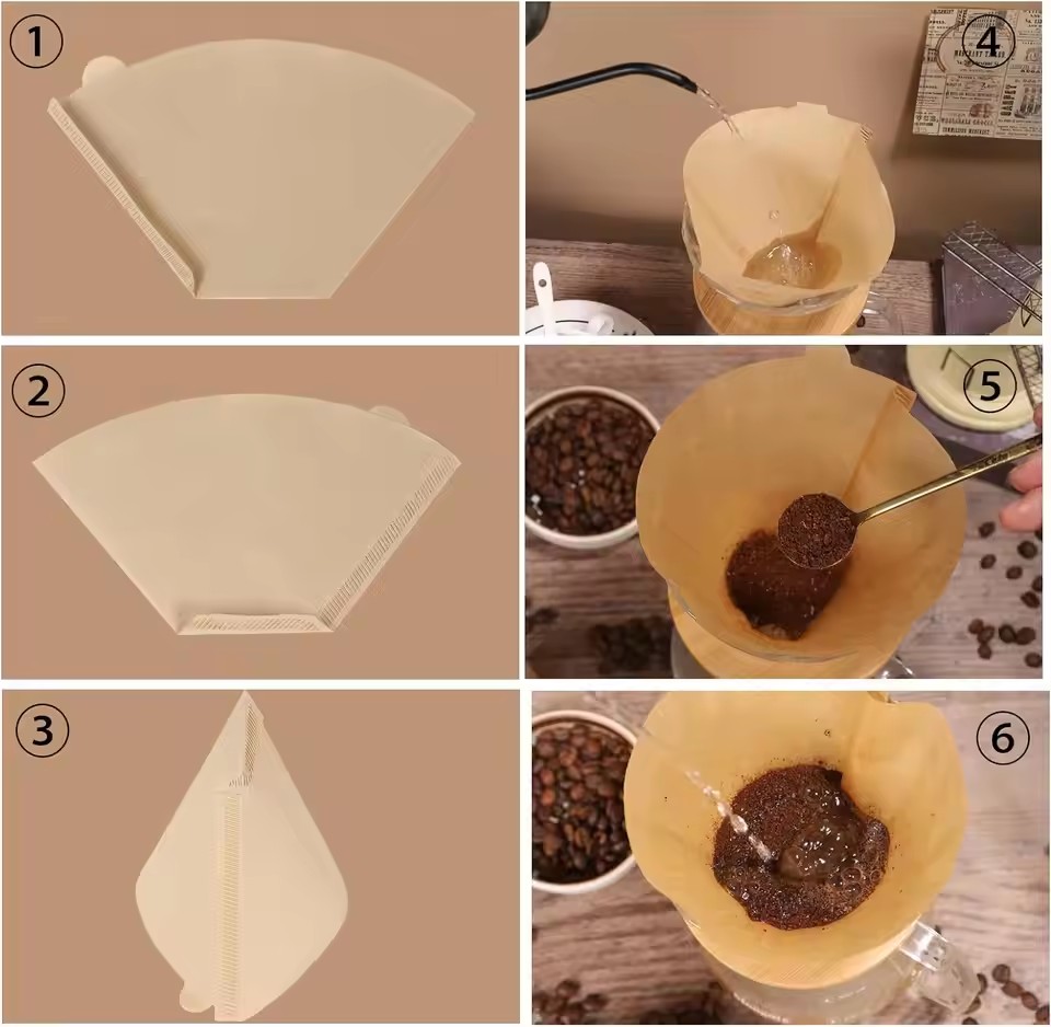 50 قطعة/مجموعة فلتر قهوة ورقي  - مراجعة Coffee Tea Infusion وسعره