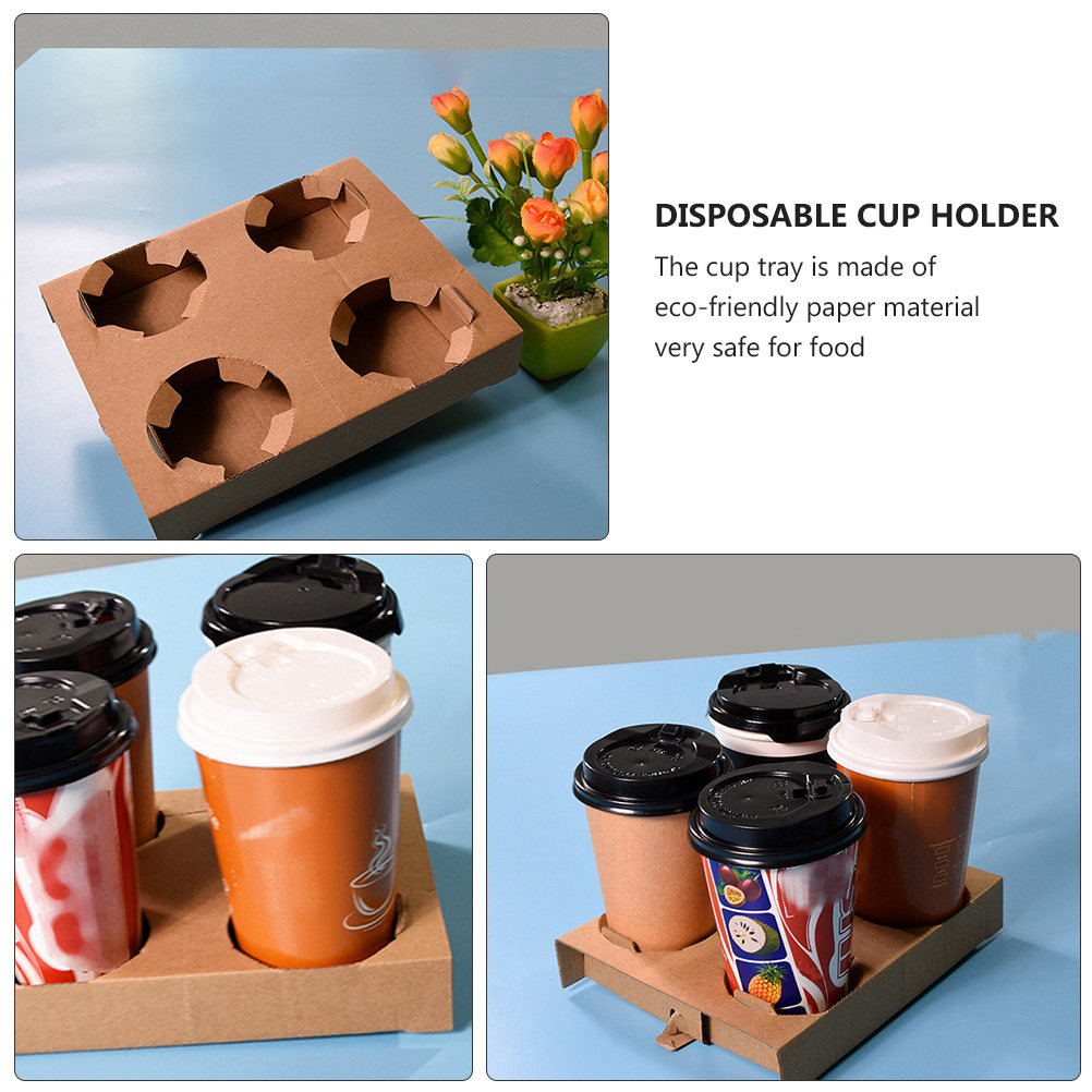 10 قطع من حاملات المشروبات الو - مراجعة Coffee Tea Paper Cups وسعره