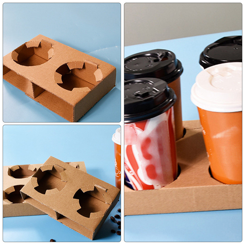 10 قطع من حاملات المشروبات الو - مراجعة Coffee Tea Paper Cups وسعره