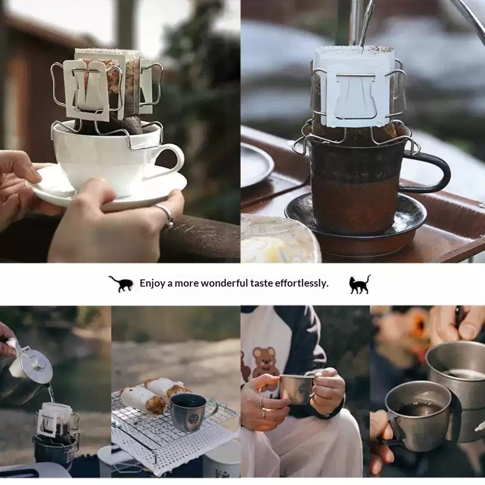 حامل أكياس القهوة من الفولاذ ا - مراجعة Coffee Tea Paper Cups وسعره