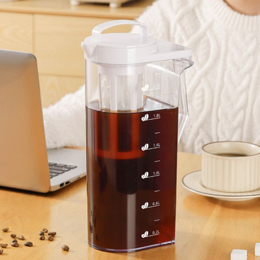 إبريق قهوة باردة كبير السعة مح - مراجعة Cold Brew Jar وسعره