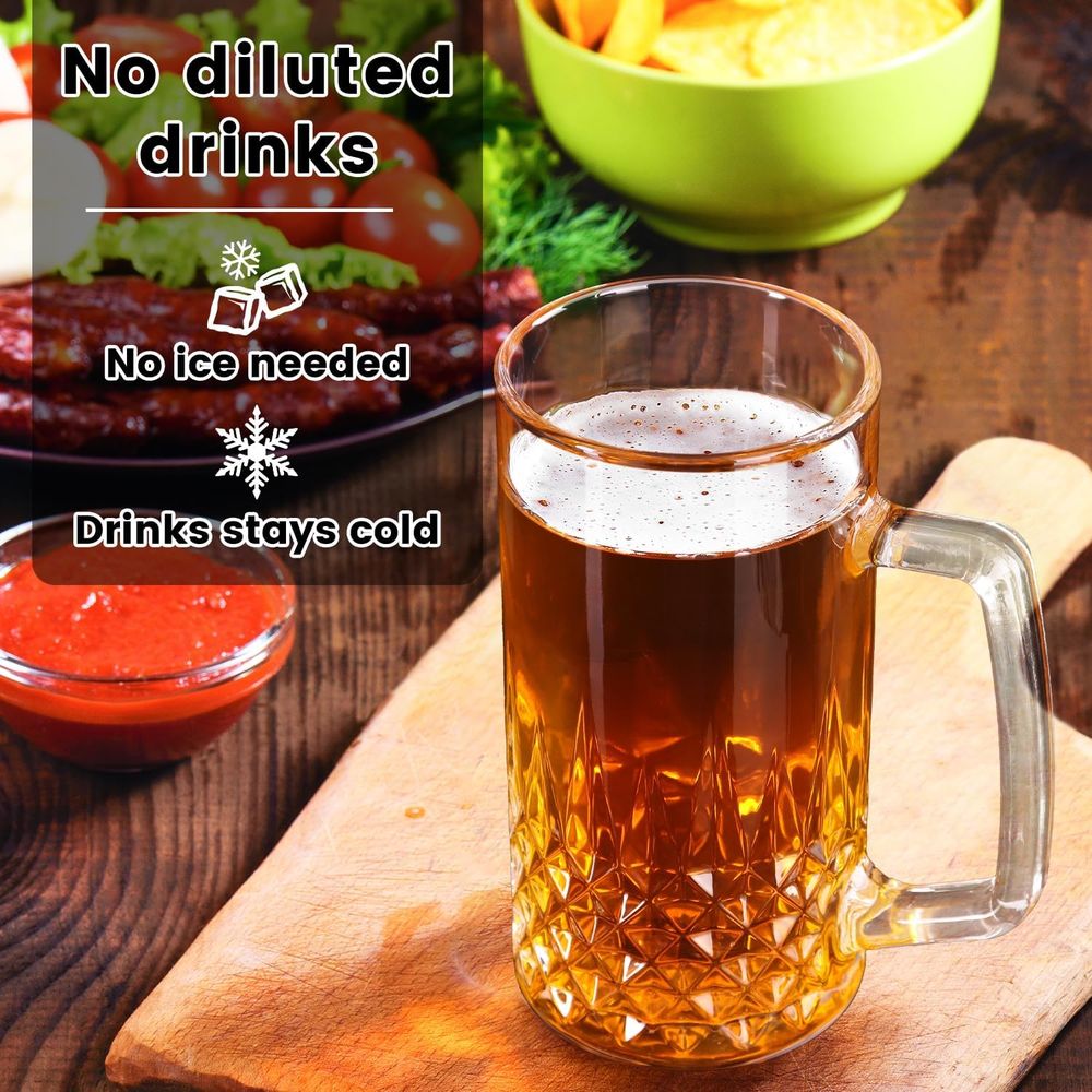 مجموعة من 4 أكواب زجاجية ثقيلة - مراجعة Coffee Or Tea Please وسعره