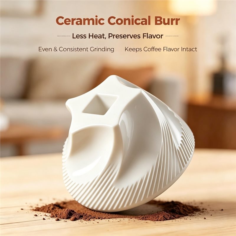 مطحنة قهوة يدوية صغيرة ABUG مع - مراجعة Burr Hand Grinder وسعره